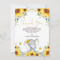Girl Elephant Boho Sonnenblume Grünpflanzen Babydu