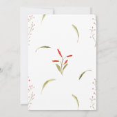 Girl Elephant Gold Glitzer Ballon Dusche by Mail Einladung (Rückseite)