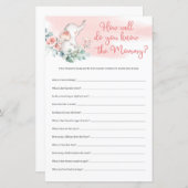 Girl Elephant wie gut kennst du das Mama-Spiel (Vorne/Hinten)