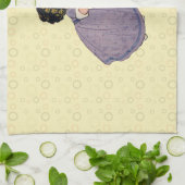 Girl Elf Fairy Daffodil Antique Oaster Handtuch (Gefaltet)