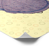 Girl Elf Fairy Daffodil Antique Oaster Poster (Ecke)