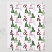 Girl Elf | Kids Christmas Elf Hallo Letter Card Einladung (Rückseite)