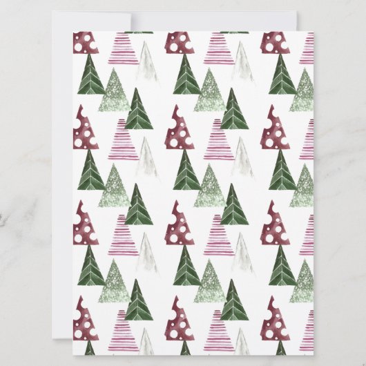 Girl Elf | Kinder Weihnachts-Elf-Berichtskarte Einladung (Rückseite)