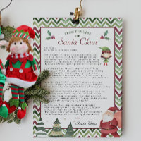 Girl Elf | Ruhestand Letter Christmas Santas Desk