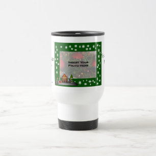 Girl Elf Scene Christmas Foto Travel Mug Reisebecher