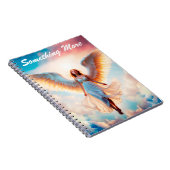 Girl Engel religiöse christliche Fantasy-Kunst Notizblock (Rechte Seite)