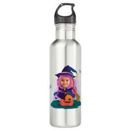 Girl Face Personalized  Edelstahlflasche