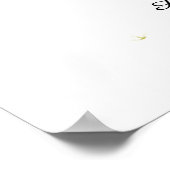 Girl Fairy mit gelbem Wings Poster (Ecke)