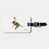 Girl Fairy mit gelben Flügeln Gepäckmarke Gepäckanhänger (Vorderseite horizontal)