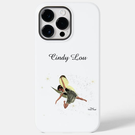 Girl Fairy mit gelben Flügeln iPhone / iPad Gehäus Case-Mate iPhone Hülle (Rückseite)