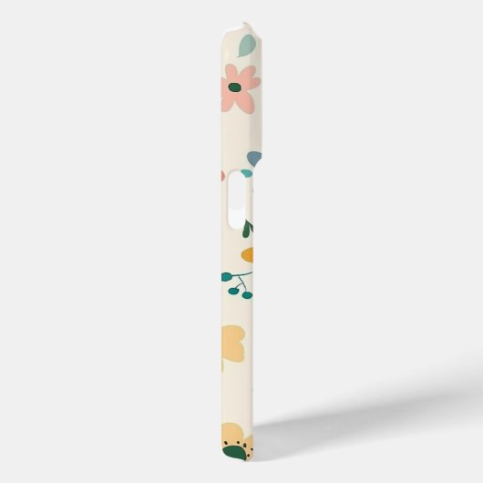 Girl-farbige Blume Nahtloses Muster Case-Mate iPhone Hülle (Rückseite / Rechts)