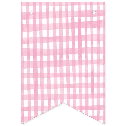 Girl Farm Barnyard Animals Confetti Happy Birthday Wimpelkette (Erste Fahne)