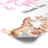 Girl Farm House Tiere Barnyard Karten & Geschenke Poster (Ecke)