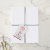 Girl First Birthday Giraffe Favor Geschenkanhänger (Mit Garn)