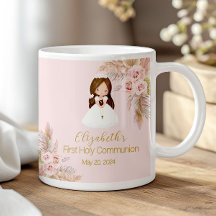 Girl First Holy Communion Ceramic Mug 11 oz