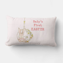 Girl First Oaster Bunny auf Blume Swing