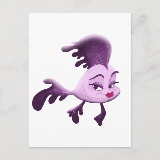 Girl Fish Postkarte (Vorderseite)