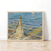 Girl Fishing, Sargent 1913 Poster