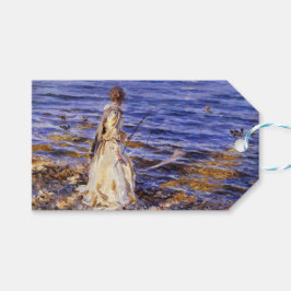 Girl Fishing (von John Singer Sargent) Geschenkanhänger