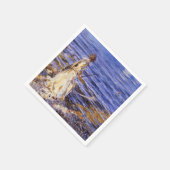 Girl Fishing (von John Singer Sargent) Serviette (Ecke)