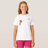 Girl Fliegen als Drachen T-Shirt (Vorne ganz)