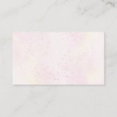 Girl Floral Elephant Diaper Raffles Tickets (Rückseite)