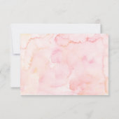 Girl Floral Pink Erste Kommune Danke Karte (Rückseite)