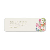 girl floral Return Address family (Vorne)
