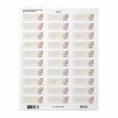 girl floral Return Address family (Vorne)