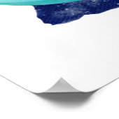 Girl Flying Sauser Astronaut Weltraumplaneten Poster (Ecke)