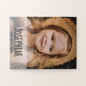 Girl-Foto-Geschenk Personalisiert Puzzle (Horizontal)