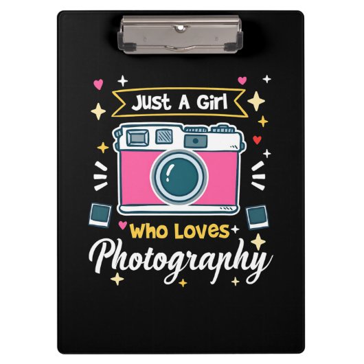 Girl Fotografy Klemmbrett (Vorderseite)