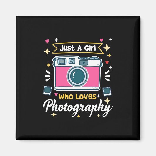 Girl Fotografy Magnet (Vorne)
