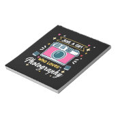 Girl Fotografy Notizblock (Rotiert)