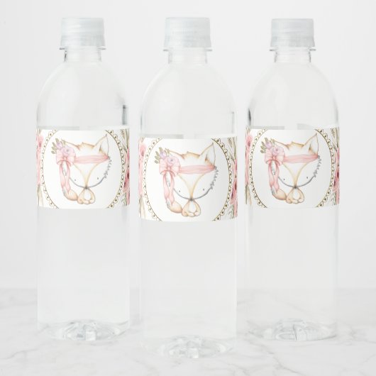 Girl Fox Baby Dusche Wasserflaschen Labels Wasserflaschenetikett (Flaschen)