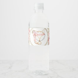 Girl Fox Baby Dusche Wasserflaschen Labels Wasserflaschenetikett