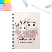 Girl Friendship BESTE FREUNDIN Niedlicher Cartoon  Notizblock