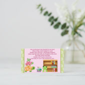 Girl Frog Buchanfragen anstelle einer Karteneinlag Begleitkarte (Stehend Vorderseite)