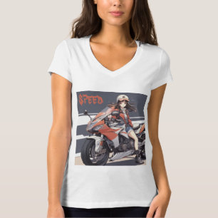 GIRL FROM JAPAN RIA MOTORCYCLE T-Shirt
