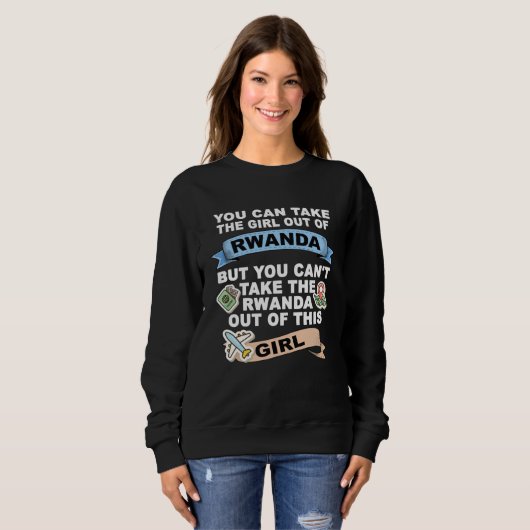 Girl from Rwanda Relocation From Rwanda Sweatshirt (Vorne ganz)