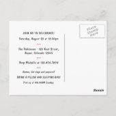 Girl Game Night Video Game Party Einladung Postkarte (Rückseite)