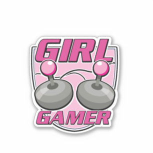 Girl Gamer Aufkleber