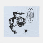 Girl Gamer Fleecedecke (Vorderseite (Horizontal))