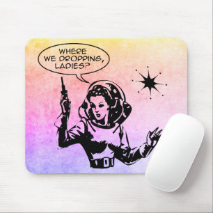 Girl Gamer Grunge Mousepad