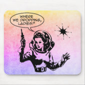 Girl Gamer Grunge Mousepad (Vorne)