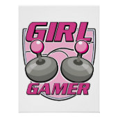 Girl Gamer Poster (Vorderseite)