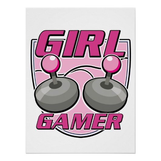 Girl Gamer Poster (Vorderseite)