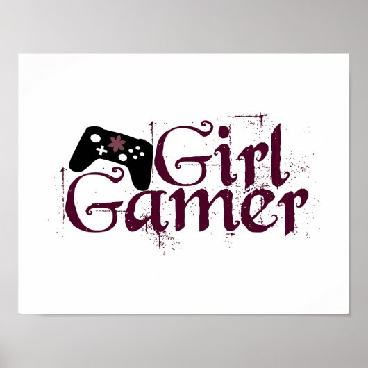 Girl Gamer Poster (Vorne)