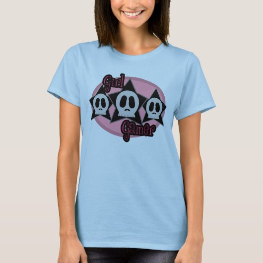 Girl Gamer Shirt (pink) (Vorderseite)