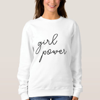 Girl Gang Cute Modern Feminism Girl Power Quote Sweatshirt
